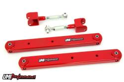 UMI PERFORMANCE 1978-1988 GM G-Body Rear Control Arm Kit, Fully Boxed Lowers, Adjustable Uppers 302117-R