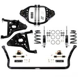 Detroit Speed - Front Speed Kit 2 - Double Adjustable Remote Shocks - SBC/LS 031354-RDS