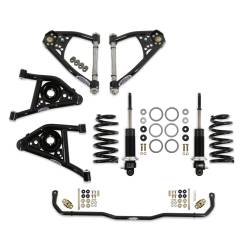 Detroit Speed - Front Speed Kit 2 - Single Adjustable Shocks - SBC/LS 031350-SDS