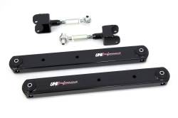 UMI PERFORMANCE 1968-1972 GM A-Body Rear Control Arm Kit, Fully Boxed Lowers, Adjustable Uppers 402117-B