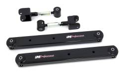 UMI PERFORMANCE 1968-1972 GM A-Body Rear Control Arm Kit, Fully Boxed Lowers, Adjustable Uppers 402125-B