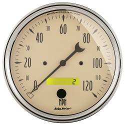 AutoMeter - AutoMeter Antique Beige Electric Programmable Speedometer 1889 - Image 1