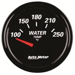AutoMeter - AutoMeter Designer Black II Water Temperature Gauge 1238 - Image 3
