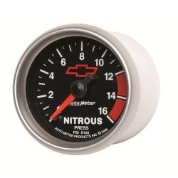 AutoMeter - AutoMeter GM Series Electric Nitrous Pressure Gauge 3674-00406 - Image 1