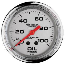 AutoMeter - AutoMeter Marine Mechanical Oil Pressure Gauge 200777-35 - Image 1