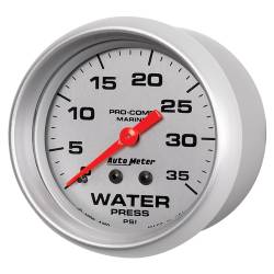 AutoMeter - AutoMeter Marine Mechanical Water Pressure Gauge 200773-33 - Image 2