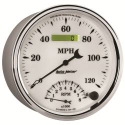AutoMeter - AutoMeter Old Tyme White II Tach/Speedo Combo 1290 - Image 5