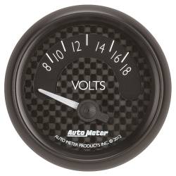 AutoMeter - AutoMeter GT Series Electric Voltmeter Gauge 8092 - Image 1