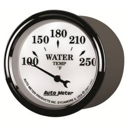 AutoMeter - AutoMeter Old Tyme White II Water Temperature Gauge 1237 - Image 3