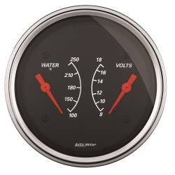 AutoMeter - AutoMeter Designer Black Water Temperature Gauge 1430 - Image 1