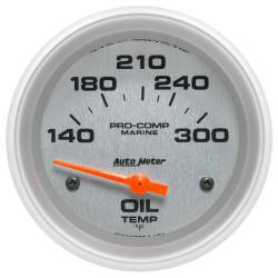 AutoMeter - AutoMeter Marine Electric Oil Temperature Gauge 200765-33 - Image 1
