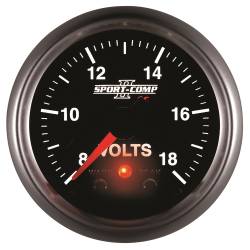 AutoMeter - AutoMeter Sport-Comp II Electric Voltmeter Gauge 3683 - Image 4