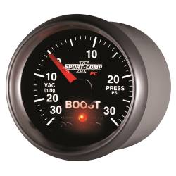 AutoMeter - AutoMeter Sport-Comp II Electric Boost/Vacuum Gauge 3677 - Image 3
