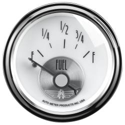 AutoMeter - AutoMeter Prestige Series Pearl Fuel Level Gauge 2015 - Image 1