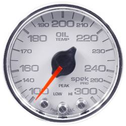 AutoMeter - AutoMeter Spek-Pro Electric Oil Temperature Gauge P32211 - Image 1