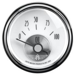 AutoMeter - AutoMeter Prestige Series Pearl Oil Pressure Gauge 2026 - Image 1
