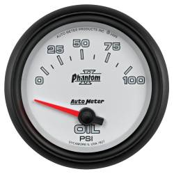 AutoMeter - AutoMeter Phantom II Electric Oil Pressure Gauge 7827 - Image 1
