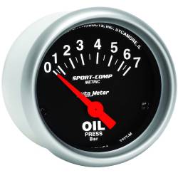 AutoMeter - AutoMeter Sport-Comp Electric Metric Oil Pressure Gauge 3327-M - Image 3