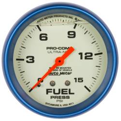 AutoMeter - AutoMeter Ultra-Nite Mechanical Fuel Pressure Gauge 4211 - Image 1