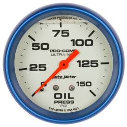 AutoMeter - AutoMeter Ultra-Nite Oil Pressure Gauge 4223 - Image 1