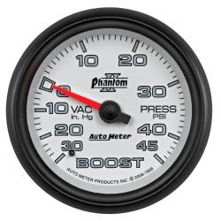AutoMeter - AutoMeter Phantom II Mechanical Boost/Vacuum Gauge 7808 - Image 1