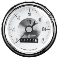 AutoMeter - AutoMeter Prestige Series Pearl Electric Programmable Speedometer 2085 - Image 1