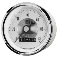 AutoMeter - AutoMeter Prestige Series Pearl Electric Programmable Speedometer 2085 - Image 2