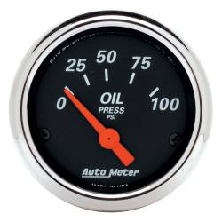 AutoMeter - AutoMeter Designer Black 5 Gauge Set MPH/OilP/Water/Volt/Fuel 7033-DB - Image 3