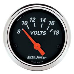 AutoMeter - AutoMeter Designer Black 5 Gauge Set MPH/OilP/Water/Volt/Fuel 7033-DB - Image 5