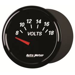 AutoMeter - AutoMeter Designer Black II Voltmeter Gauge 1293 - Image 3