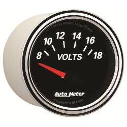 AutoMeter - AutoMeter Designer Black II Voltmeter Gauge 1293 - Image 5