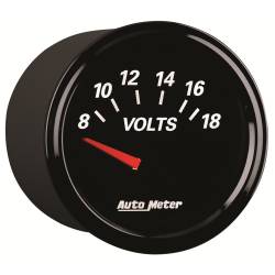 AutoMeter - AutoMeter Designer Black II Voltmeter Gauge 1293 - Image 6