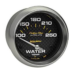 AutoMeter - AutoMeter Carbon Fiber Electric Water Temperature Gauge 4837 - Image 2