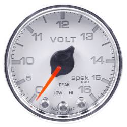 AutoMeter - AutoMeter Spek-Pro Electric Voltmeter Gauge P34411 - Image 1