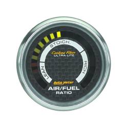 AutoMeter - AutoMeter Carbon Fiber Electric Air Fuel Ratio Gauge 4775 - Image 2