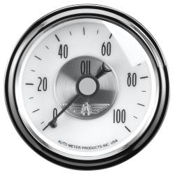 AutoMeter - AutoMeter Prestige Series Pearl Oil Pressure Gauge 2023 - Image 1