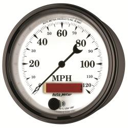 AutoMeter - AutoMeter Old Tyme White II In-Dash Electric Speedometer 1287 - Image 3