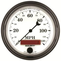 AutoMeter - AutoMeter Old Tyme White II In-Dash Electric Speedometer 1287 - Image 4