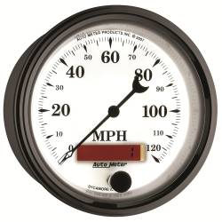 AutoMeter - AutoMeter Old Tyme White II In-Dash Electric Speedometer 1287 - Image 6