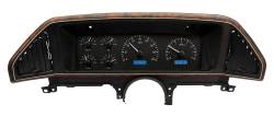 Dakota Digital - DAKVHX-87F-PU-K-B - 1987-91 Ford Pickup VHX System, Black Alloy Style Face, Blue Display - Image 4