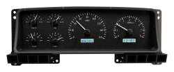 Dakota Digital - DAKVHX-87F-PU-K-W - 1987-91 Ford Pickup VHX System, Black Alloy Style Face, White Display - Image 2