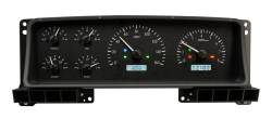 Dakota Digital - DAKVHX-87F-PU-K-W - 1987-91 Ford Pickup VHX System, Black Alloy Style Face, White Display - Image 3