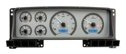 Dakota Digital - DAKVHX-87F-PU-S-B - 1987-91 Ford Pickup VHX System, Silver Alloy Style Face, Blue Display - Image 2