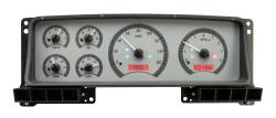 Dakota Digital - DAKVHX-87F-PU-S-R - 1987-91 Ford Pickup VHX System, Silver Alloy Style Face, Red Display - Image 4