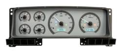 Dakota Digital - DAKVHX-87F-PU-S-W - 1987-91 Ford Pickup VHX System, Silver Alloy Style Face, White Display - Image 2