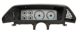 Dakota Digital - DAKVHX-87F-PU-S-W - 1987-91 Ford Pickup VHX System, Silver Alloy Style Face, White Display - Image 4