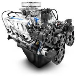 BluePrint Engines - BP302CTCKB BluePrint Engines 302CI 361HP Cruiser Small Block Ford Dressed Longblock with Black Pulley Kit, Aluminum Heads, Roller Cam, Front Sump Pan - Image 1