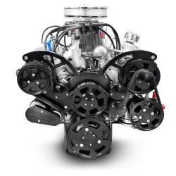 BluePrint Engines - BP302CTCKB BluePrint Engines 302CI 361HP Cruiser Small Block Ford Dressed Longblock with Black Pulley Kit, Aluminum Heads, Roller Cam, Front Sump Pan - Image 2