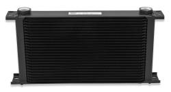 Earls-Ultrapro-Oil-Cooler---Black---16-Rows---Extra-Wide-Cooler---10-O-Ring-Boss-Female-Ports