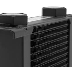 Earls-Ultrapro-Oil-Cooler---Black---60-Rows---Narrow-Cooler---10-O-Ring-Boss-Female-Ports